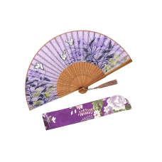 Small Folding Hand Fan for Women Chinese Japanese Vintage Bamboo Silk Fans for Dance, Performance, Decoration, Wedding, Party, Gift 