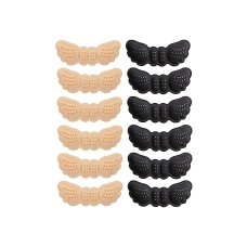 6 Pairs Heel Cushion Pads Heel Shoe Grips Liner for Loose Shoes Too Big Inserts Grips Liners Heel Blister Foot Care Protectors for Women Men 