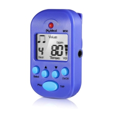 Mini Digital Metronome, Multifunctional, Portable, Volume Adjustable, Clip on, with Speaker, Beat Tempo, for Piano, Guitar, Saxophone, Flute, Violin, Drum 