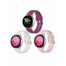 عدد 3 احزمه ساعه 20 مم متوافقه مع Samsung Galaxy Watch Active 2 