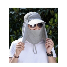 Women Sun Hat UV Sun Protection Neck Flap Cap Summer Outdoor Sport Wide Brim Hat Free Sunscreen Sleeve for Women Men 