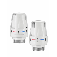 Thermostatic Radiator Valve, 2 Pcs TRV M30x1.5 Smart Head, Valve Heating System Temperature Control Heads for Home Office 