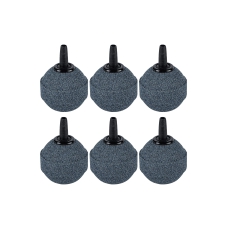 Aquarium 1.2 Inch Air Stone Ball Bubble Diffuser Release Tool for Air Pumps Fish Tanks Small Buckets and Koi Ponds, 6 Pack 