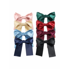 8 Pack 6 Inch Bowknot Hair Clips for Women Big Bows With Alligator Clips Hair Ribbon Clips for Girls Large Barrettes Thick Hair Accessories 