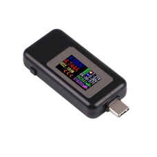 Type-C USB Power Meter Testers, USB C Current and Voltage Bidirectional Tester, Ammeter 0-5A Voltmeter 4-30V, USB-C Charger Safety Tester, Digital Color LCD Display Multimeter, Amp Volt Detector 