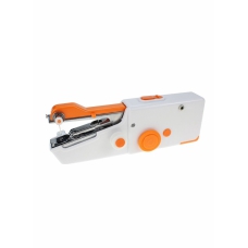 Handheld Sewing Machine Mini Portable Electric Sewing Machine for Beginners Adult Easy to Use and Fast Stitch Suitable for Clothes Fabrics DIY Home Travel Orange 