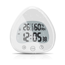Shower Clock, Digital Temperature Humidity Clock, Waterproof Bathroom Clock With Suction Cup, for Bathroom, Bedroom, Kitchen, Decompression Spa, Laundry Room, Ideal Time Management Helper 
