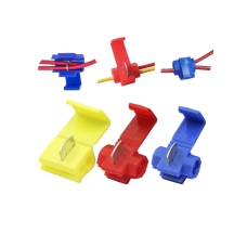 Splice Wire Connectors of Solderless Quick and Household Tools Durable, 100 PCS Red 22 Through 18 Gauge,100 PCS Blue 16 Through 14 Gauge,100 PCS Yellow 12 Through 10 Gauge (300 PCS) 