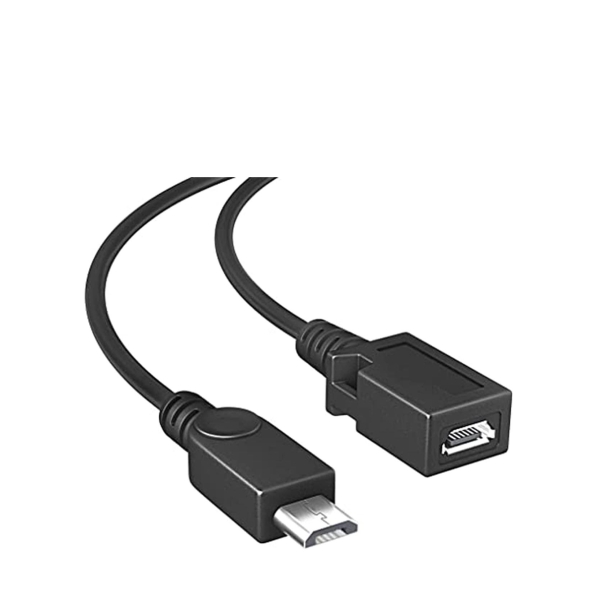 محول USB OTG ، سلك طاقه USB من النوع A انثى الى Micro USB ذكر وانثى متوافق ايضا مع Android Windows Phone and Tablet - 2 Pack 