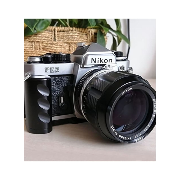 Quick Release Plate Base Grip Handle, for Nikon FM2 FM3 FE FE2 FM Camera, fit for Arca Swiss Ballhead, Black 