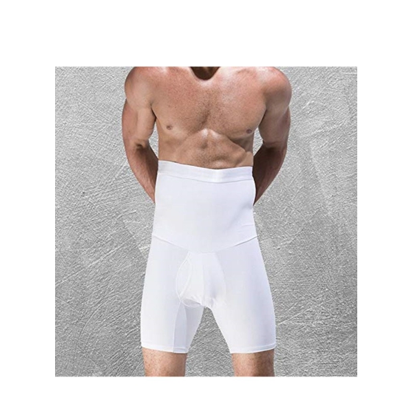 Waist Support Men Compression Short Black Waist Trainer Male Body Shaper Pant Shaperwear Waist Cinchers Underwear Lumbar Support 