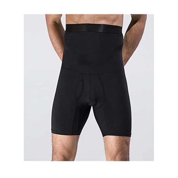 Waist Support Men Compression Short Black Waist Trainer Male Body Shaper Pant Shaperwear Waist Cinchers Underwear Lumbar Support 