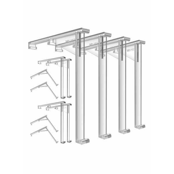 Valance Clips Vertical Blind Clear Valance Clip Bracket Valance Clips Plastic Valance Clips, Outside Mount (12 Pieces) 