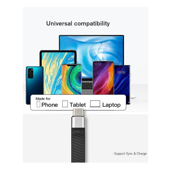 USB C to USB C Cable 13.7cm, Short USB C Cable(USB 3.2 Gen 2) Supports 100W Charging 10Gbps Data Transfer 4K@60Hz Display, USB C Charging Cable for Samsung Galaxy, Compatible with Android(Sliver) 
