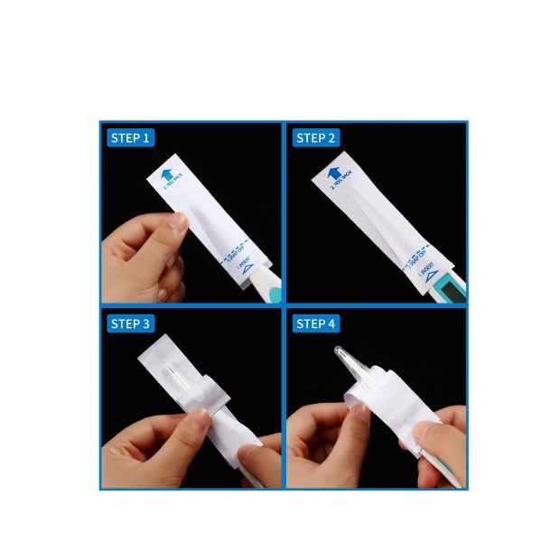 Digital Thermometer Probe Covers Disposable Universal Electronic Cover and Safe Thermometers Sleeve Prevent Cross Contamination for Accurate Sanitary Oral 100 PCS 