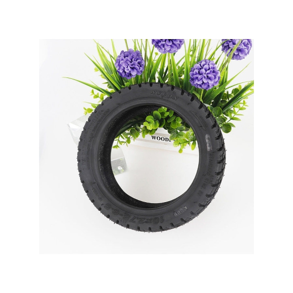 Tubeless Tire 10 Inch Off-Road Vacuum Tire Electric Scooter Tyre Replacement with Nozzle 