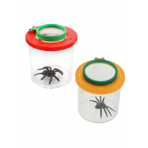 Insect Box, Insect Cage with Magnifying Insect Observation Box Portable Bug Viewer Bug Jar 