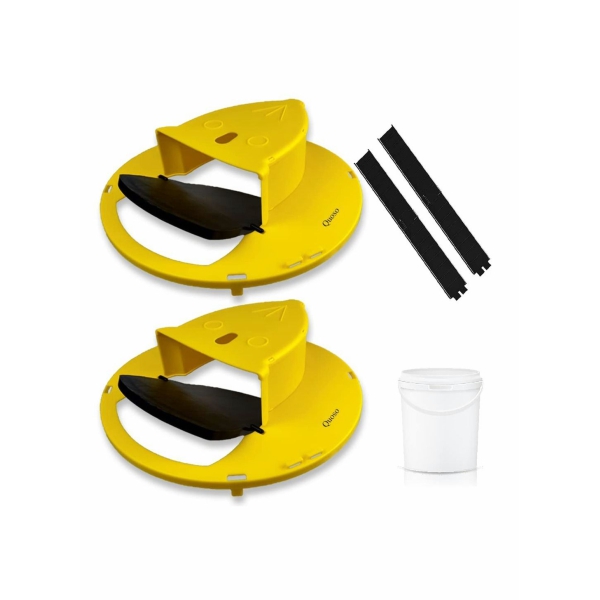 Clamshell Mousetrap, Sliding Bucket Lid Flip and Sliding Bucket Lid Mousetrap Indoor and Outdoor Auto Reset Flip Lid Mousetrap Mousetrap Reusable Mouse Controlled Mousetrap Automatic Reset Balance 