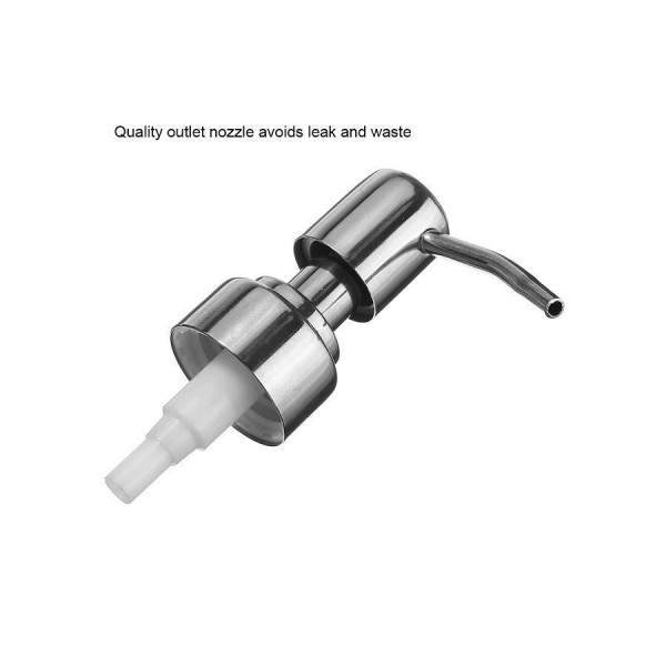 Replacement Pump Stainless Steel Soap and Lotion Dispenser Pump Dispenser Replace Head Apply to 26mm-27.4mm Diameter 