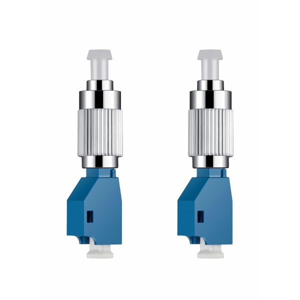 Visual Fault Locator Adapter, 2 Pcs Fiber Optic Connector, Single Mode 9 125um FC Male to LC Female Adapter for VFL Connector, 