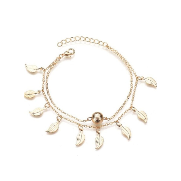 Women Anklets Chain Turtle Ankle Bracelets Beach Multilayer Zircon Leaf Character Pearl Anklets 