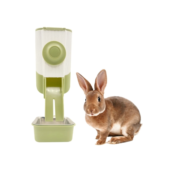 Rabbit Hanging Automatic Feeder Pet Food Bowl Food Distribution For Small Animals And Puppies 