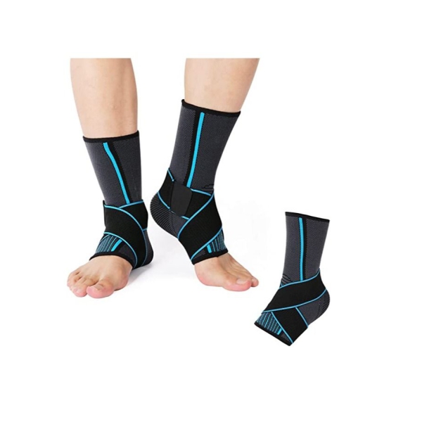 Ankle Braces, Adjustable Compression Ankle Support Brace, Heel Spur Brace Ankle Sleeve for Injury Recovery, Achilles Support and Strong Ankle Brace Sports Protection for Women Men 