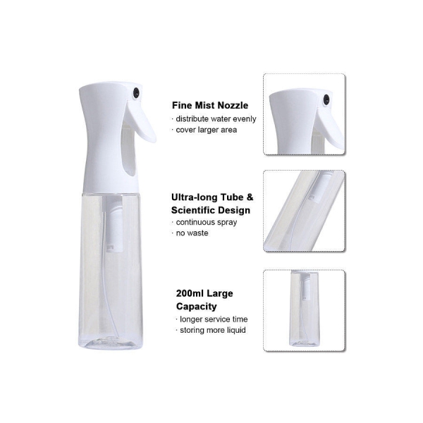 500ml Empty Sprayer Bottle Hair Spray Bottle Hair Tool Water Sprayer for Home Salon Hairstyling Multi-functional Empty Bottle for Plants Pets House Cleaning 