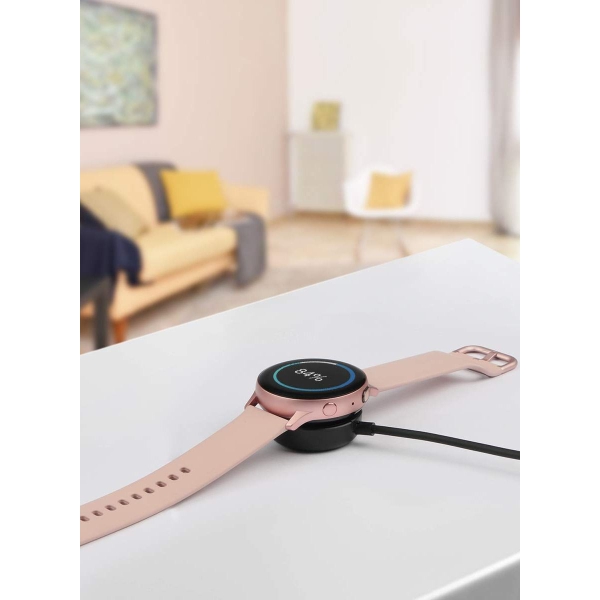 شاحن ساعه ذكيه ، متوافق مع Samsung Galaxy Watch 4 3 Active 2 Active Charger ، بديل كابل شحن USB لساعه Samsung Galaxy Watch 4 Galaxy Watch 3 