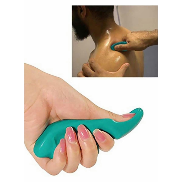 Deep Tissue Massage Tool, Hand Held Massage Tool Manual Easy Palm Fit Effective Plastic Trigger Point Massager for Gentle Pressure Point Massage 4 Pieces 
