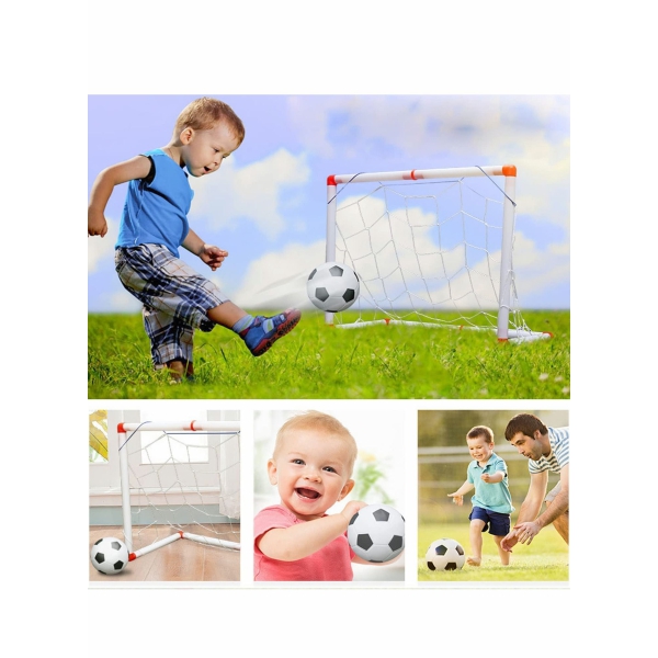 Football Goal, Soccer Goal, Plastic Folding Mini Football, Portable Soccer ball Goal Post Net Set for Kids for Backyard, Kids Sport Indoor Outdoor Games Toy 