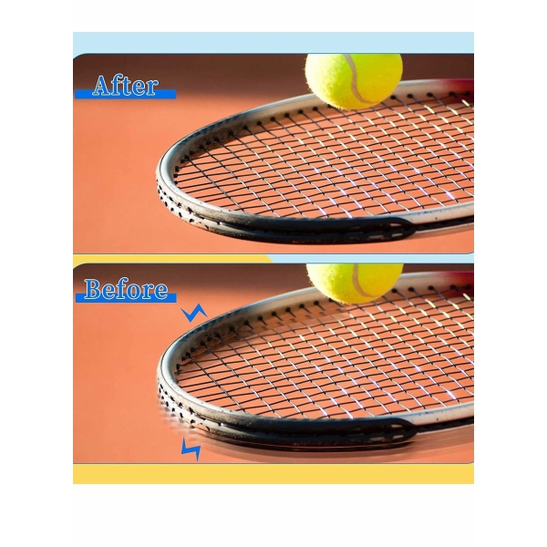 Tennis Vibration Dampeners, 7 Pcs Squash Racket Vibration Dampeners Silicone Racket Smile Face Shock Absorbers Sunflower Tennis Racket Dampene for Tennis Players 