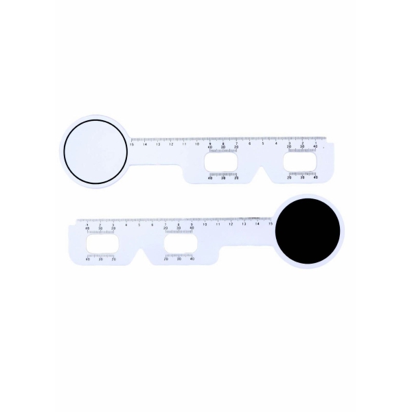 Measure Optical Vernier PD Ruler Pupil Distance Meter Eye Ophthalmic Tool, 5pcs 