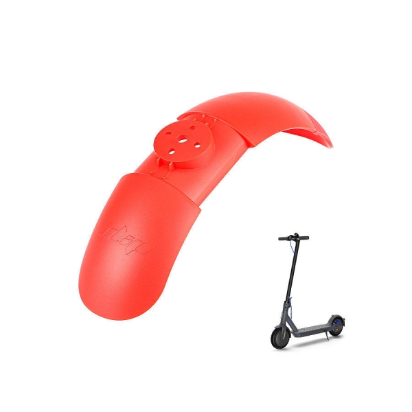 Electric Scooter Front Mudguard Mud Flaps Splash Guards Widened Front Fenders Compatible with M365 PRO PRO2 MI3 MI4pro Red 