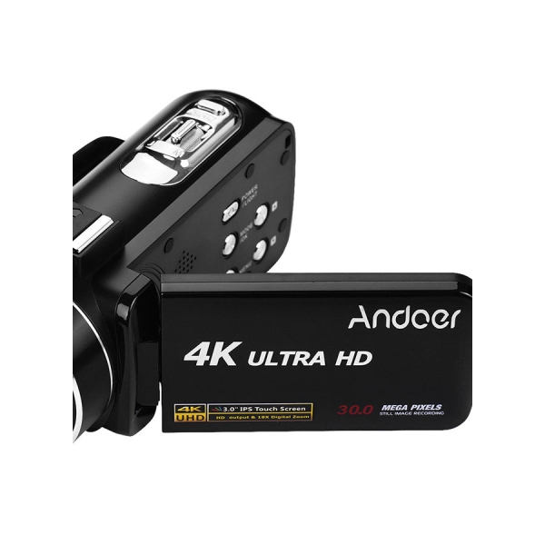 كاميرا فيديو رقميه احترافيه محموله باليد بدقه 4K Ultra Hd 