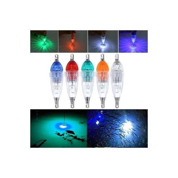 مصباح اضاءه LED صغير متوهج على شكل قطره ماء يستخدم لصيد الاسماك تحت الماء العميق 20 x 10 x 20سم 