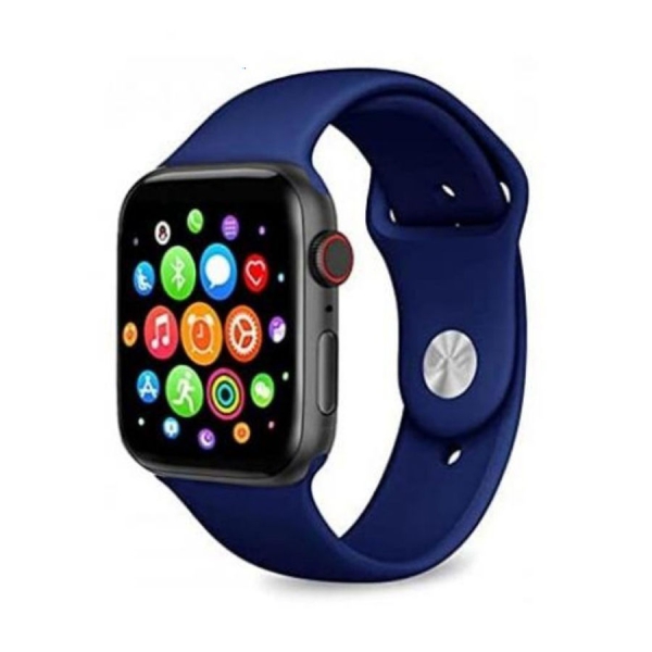 T55+ Plus Series 6 Smart Watch Compatible With Android IOS لون ازرق. 