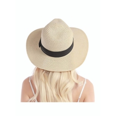 Straw Hat, SYOSI Beach Breathable Sun Hat, Womens Straw Hat, Sun Hat for Women, Beach Cap Summer Hats UV Protection (Beige) 