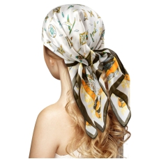 Silk Women s Headscarf, Imitation Neck Hair Sleep Wrap Lightweight Satin Scarf Fashion New Temperament All-match Suitable for Women to Wear 