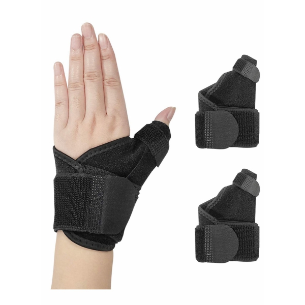 Wrist Brace for Carpal Tunnel, 1 Pack Adjustable Thumb Wrist Support Brace for Sports Protecting Tendonitis Pain Relief, Splint Wrist Brace Day Night Support for Women Men 