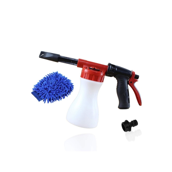 Water Pressure, Best Care for Car, Car Wash Foam Gun, Adjustable Hose Wash Sprayer with Adjustment Ratio Dial Foam Blaster, Foam Cannon Attaches for Any Garden Hose 