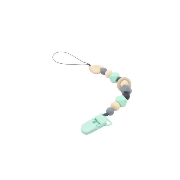  and Girls, Baby Leash , Silicone Pacifier Clip，Soothing Pacifier Chain 