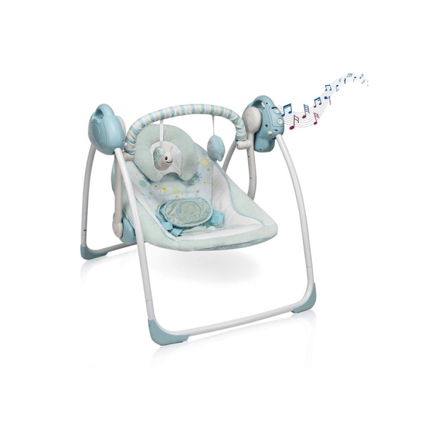 Electric Rocking Chair Baby Swing, Soft Anti-skid Pad Design, Remote Control 