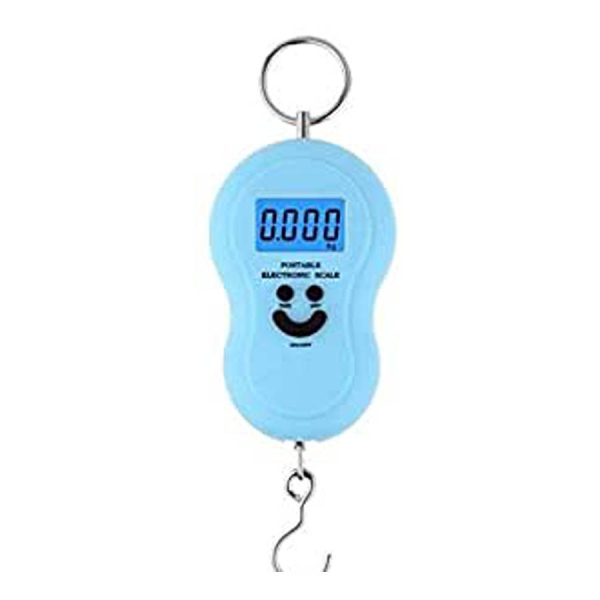 Digital Hanging Portable Electronic Scale- Blue