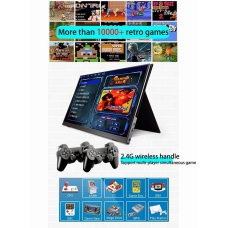 15.6inch Large Screen Exceeds 10000+ Retro Game With 2.4G Wireless Handle