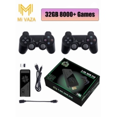 Video Game Console 2.4G Double Wireless Controller Game Stick 4K 8000 games 32GB Retro games
