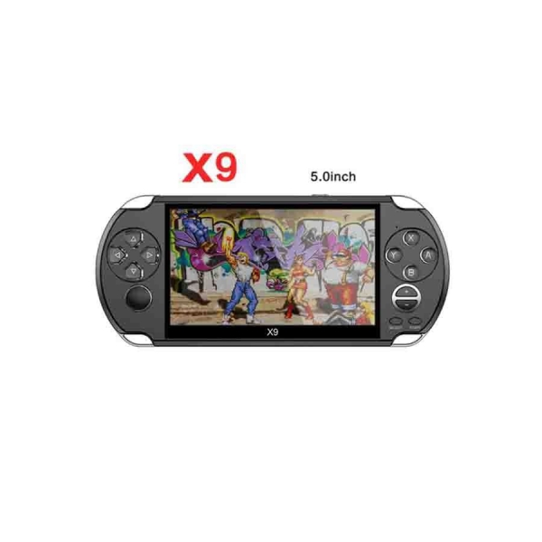 x9 Handheld Game Console PSP Nostalgic GBA - NES 5-Inch Large Screen