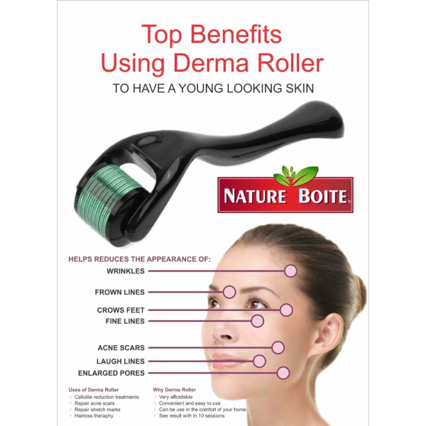 Needles To Remove Dark Spots And Tighten Skin Daily Routine For Hair And Skin Roller Black Green