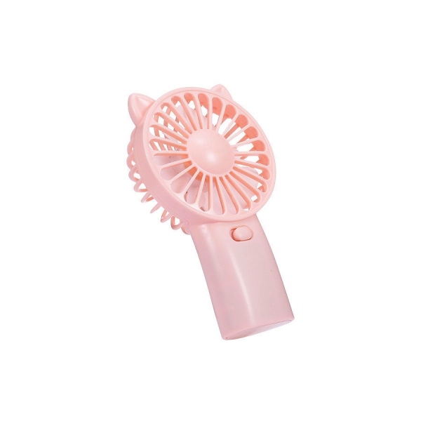 USB Mini Fan Handhold Fan Summer Cool Fan Rechargeable Fan Pink