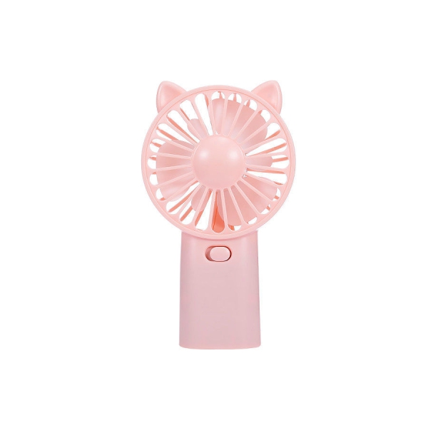 USB Mini Fan Handhold Fan Summer Cool Fan Rechargeable Fan Pink